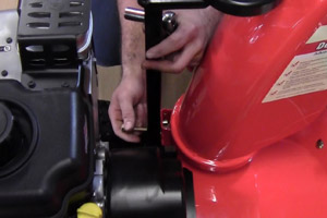 Attach the Snowblower Chute