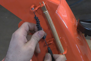 Install Chute Control Cable