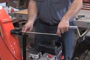 Install Chute Control Rod