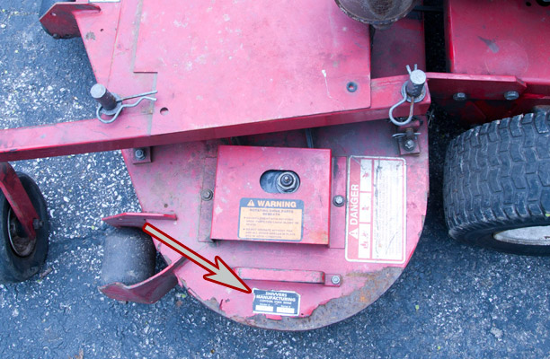 Country Clipper Walk Behind Mower Model Identification
