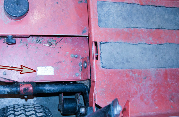 Encore Zero-Turn Mower Model and Serial Number Location