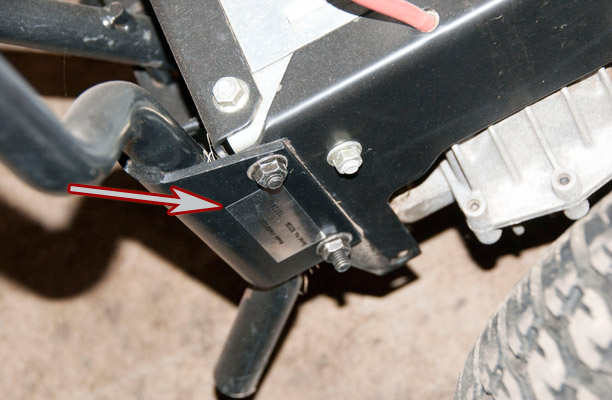 Honda Harmony Catcher number location
