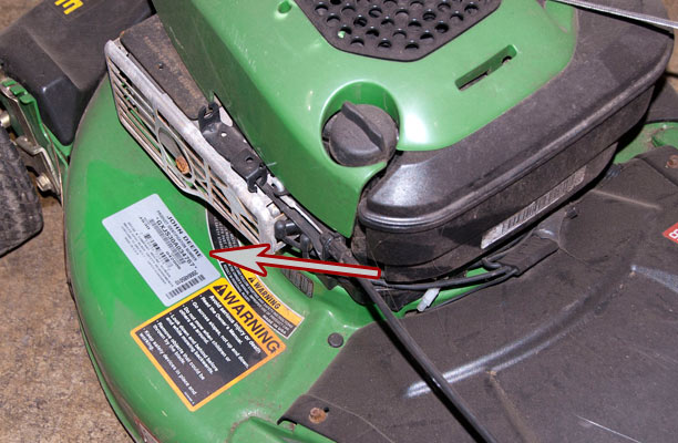 John Deere Push Mower Model and Serial Number Location