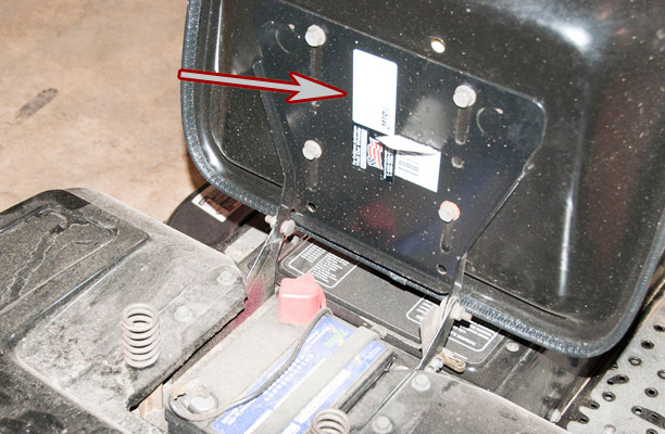 Gardenway Mower Model and Serial Number Location