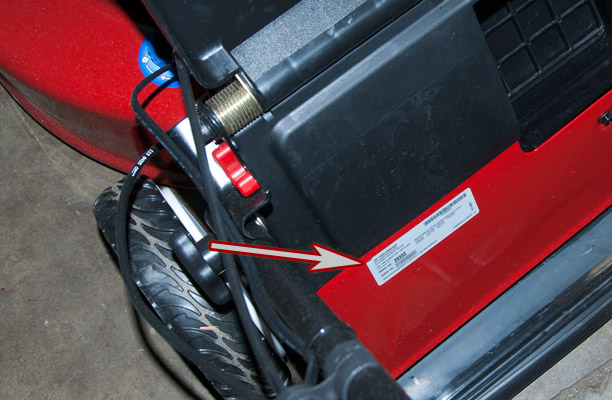 Toro Push Mower Model and Serial Number Location