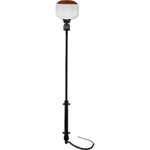 Buyers 1493143 100W 12V LED 360° Glare-Free Balloon Light Kit w/ 43"-61" Push-Up Light Pole 