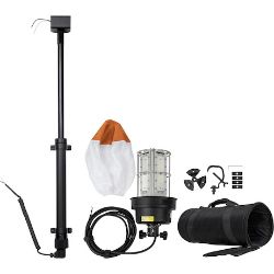 Buyers 1493163 160W 12V LED 360° Glare-Free Balloon Light Kit w/ 63"-100" Push-Up Light Pole - BUY 1493163