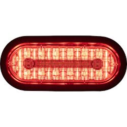 Buyers Products 5626412 6 Inch Combination LED Stop/Turn/Tail, Backup, and Strobe Light with 17 LEDs, Amber/Clear, Not Heated - BUY 5626412