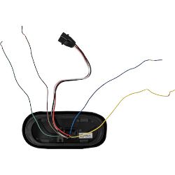 Buyers Products 5626413 6 Inch Combination LED Stop/Turn/Tail, Backup, and Strobe Light with 17 LEDs, Amber/Clear, Heated - BUY 5626413