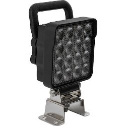 Buyers Products 1492249 4.25" Square LED Flood Light with Handle and Switch - BUY 1492249