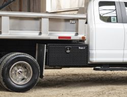 Buyers Products 1725133 24" x 24" x 30" Black Powder Coated Aluminum Underbody Toolbox 