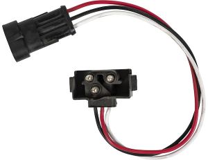 Buyers Products 5620356 3-Wire AMP-Style Male Plug with 3-Pin Right Angle Male PL-3 DOT Light Plug 