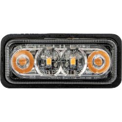 Buyers Products 5622012 2 Inch Rectangular Marker Strobe Combo Light - Amber/Amber - BUY 5622012