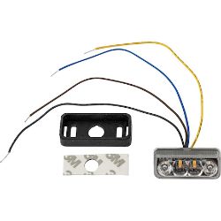 Buyers Products 5622012 2 Inch Rectangular Marker Strobe Combo Light - Amber/Amber - BUY 5622012