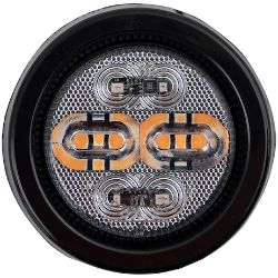 Buyers Products 5622112 2-Inch Class 1 Marker Strobe Combo Light - Amber/Amber - BUY 5622112