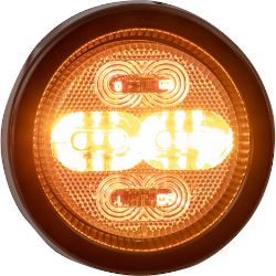 Buyers Products 5622515 2.5" Class 1 Marker Strobe Red/Amber Combo Light - BUY 5622515
