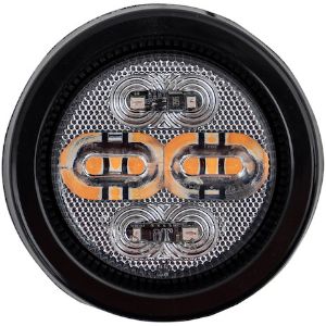 Buyers Products 5622515 2.5" Class 1 Marker Strobe Red/Amber Combo Light 