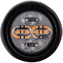 Buyers Products 5622516 2.5-Inch Class 1 Marker Strobe Combo Light - Amber/Amber 