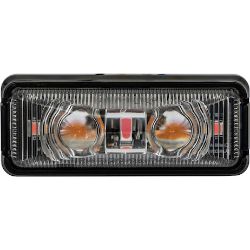 Buyers Products 5622751 2.75-Inch Rectangular Marker Strobe Amber/Red Combo Light - BUY 5622751
