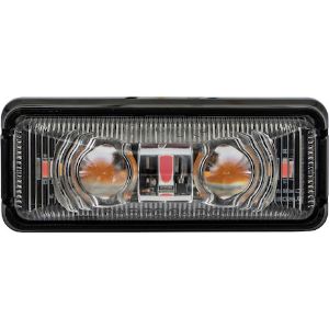 Buyers Products 5622751 2.75-Inch Rectangular Marker Strobe Amber/Red Combo Light 