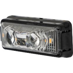 Buyers Products 5622752 2.75-Inch Class 1 Rectangular Marker Strobe Combo Light - Amber/Amber - BUY 5622752
