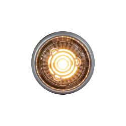 Buyers Products 5623420 1 Inch Round Combination Marker-Strobe - Amber/Amber - BUY 5623420
