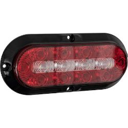 Buyers Products 5626133 6 Inch Red Oval LED Stop/Turn/Tail Surface Mount Light Kit with 14 LEDs - BUY 5626133