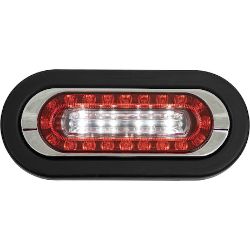 Buyers Products 5626261 Combination 6" LED Stop/Turn/Tail, Backup with Grommet and Plugs 
