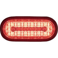 Buyers Products 5626415 6 Inch Combination LED Stop/Turn/Tail, Backup, and Strobe Light with 17 LEDs, Amber/Green, Heated - BUY 5626415