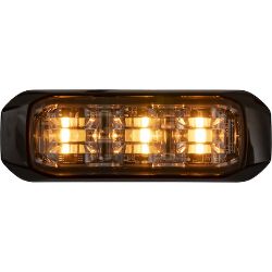 Buyers Products 8890928 3-1/2 Inch Wide Angle Tri-Color LED Strobe Light, Amber/Blue/Clear - BUY 8890928