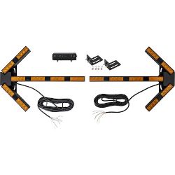 Buyers Products 8894062 2-Piece Split LED Light Bar Traffic Arrow 