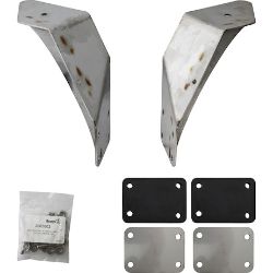 Buyers Products PLB18SS Stainless Steel Plow Light Bracket Kit for Freightliner M2-106 