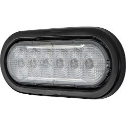 Buyers Products SL61AC 6 Inch LED Oval Strobe Light with 12 LEDs, Amber/Clear, Heated - BUY SL61AC