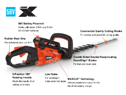 ECHO DHC-2800BT 56V 28" Hedge Trimmer Bare Tool  - ECH DHC-2800BT