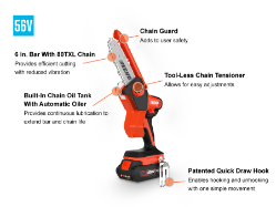 ECHO DHS-3006BT 56V Handy Pruner Bare Tool - ECH DHS-3006BT