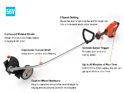 ECHO DPE-2100BT 56V Power Edger Bare Tool - ECH DPE-2100BT