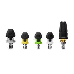 EGO ANK3200 Pressure Washer Nozzle Kit for 3200 PSI Washer (Turbo + 15° + 25° + 40° + Rinse) 