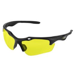 EGO GS003 Yellow Lens Anti-Scratch Safety Glasses w/ UV Protection – ANSI Z87.1 Rated 