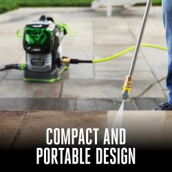 EGO HPW2105 2100 PSI 56V Compact Pressure Washer w/ 6.0Ah Battery & 320W Charger - EGO HPW2105