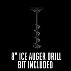 EGO IG0804 56V 8" Ice Auger Kit w/ 5.0Ah Battery & 320W Charger - EGO IG0804