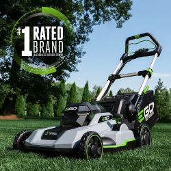 EGO LM2123SP-2 21" 56V Touch Drive Self-Propelled Lawn Mower w/ 4.0Ah & 6.0Ah Batteries & 550W Charger - EGO LM2123SP-2