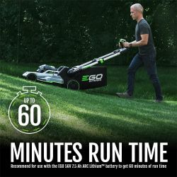 EGO LM2125SP 21" 56V Brushless Self-Propelled Touch Drive Lawn Mower with 7.5Ah Battery & Rapid Charger - EGO LM2125SP