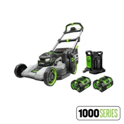 EGO LM2244SP-2 22" 56V Aluminum Deck Self-Propelled Lawn Mower w/ (2) 6Ah Batteries & 560W Dual Port Charger 