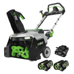 EGO SNT2122 21" Single Stage Snow Blower Kit w/ 2 4Ah Batteries and Charger 
