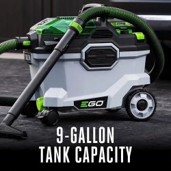 EGO WDV0900 POWER+ 56V 9-Gallon Wet/Dry Vacuum (Tool Only) - EGO WDV0900