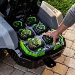 EGO ZT4214L POWER+ 42" Z6 56V Cordless Zero Turn Riding Mower Kit w/ (6) 6.0Ah Batteries & Charger - EGO ZT4214L