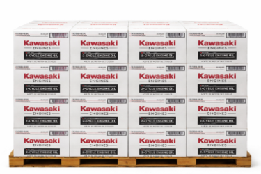 Kawasaki 99969-6082C X2496 1 Half Pallet (52 Cases) of 48 Bottles of 2.6 oz of K-Tech Blend 50:1 2 Cycle Oil - 1 Gallon Mix 