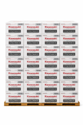 Kawasaki 99969-6082C X5040 1 Pallet (105 Cases) of 48 Bottles of 2.6 oz of K-Tech Blend 50:1 2 Cycle Oil - 1 Gallon Mix 