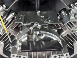 Kawasaki FH601D-S01S 601cc 1-1/8" x 3-15/16" 19hp Horizontal Engine w/ Muffler - KAW FH601D-HS01S