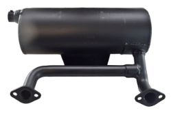 Kawasaki FH601D-S01S 601cc 1-1/8" x 3-15/16" 19hp Horizontal Engine w/ Muffler - KAW FH601D-HS01S